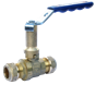 Thumbnail for Pegler Ball Valve With Extended Stem (2 X Compression)