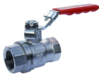 Product Image for Pegler Ball valve PB500 Red Lever (2 x female thread)