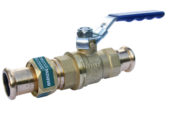 Product Image for VSH XPress ball valve (blue) FF 28 (DN25)