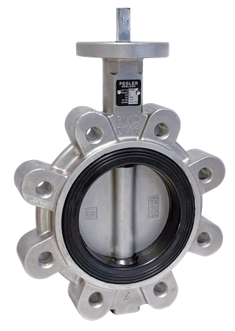Product Image for Pegler butterfly valve Stainless Steel LUG PN16 DN500