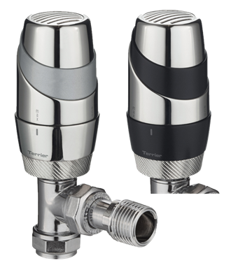 Product Image for angle pattern thermostatic radiator valve vertical or horizontal mounting for copper