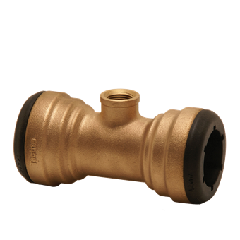 Product Image for VSH Tectite Pro threaded T-piece (push x female thread x push)
