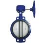 Thumbnail for Pegler butterfly valve semi lugged with gear PN16 (2 x flange)