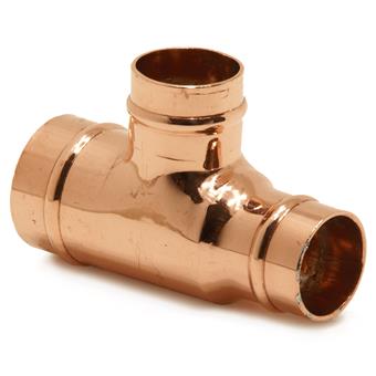 Product Image for Pegler Yorkshire tee one end and branch reduced FFF 28x22x22