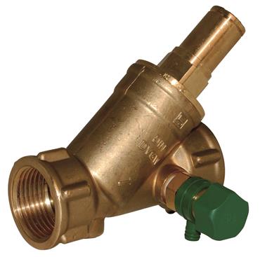 Product Image for SEPP DIN-Basis terugslagklep met aftap (2 x binnendraad)