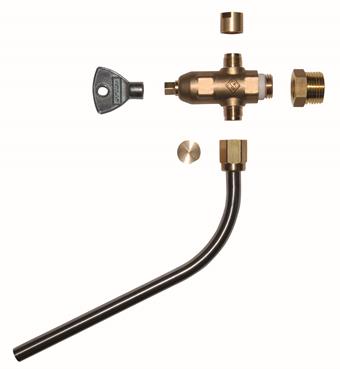 Product Image for Seppelfricke SEPP Safe sampling valve with stainless steel pipe MM G1/4" x G3/8" (DN8)