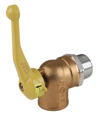 Product Image for SEPP Gas kogelafsluiter haaks m str.beveiliging (buitendraad x binnendraad)