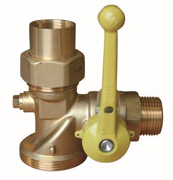 Product Image for SEPP Gas kogelafsluiter haaks m str.beveiliging v enkelstr. gasmeter DN25 (buitendraad x binnendraad)
