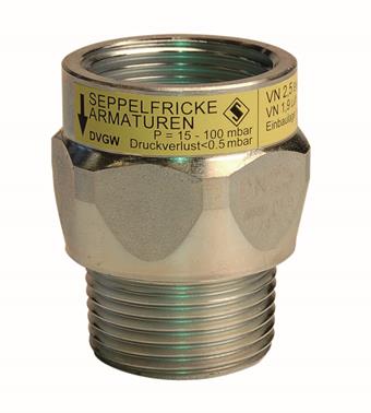 Product Image for SEPP Gas stromingsbeveiliging type K (binnendraad x buitendraad)