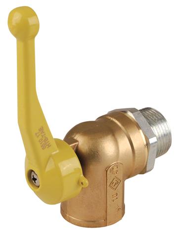 Product Image for SEPP Gas veiligheidskogelkraan haaks met TAE (buitendraad x binnendraad)