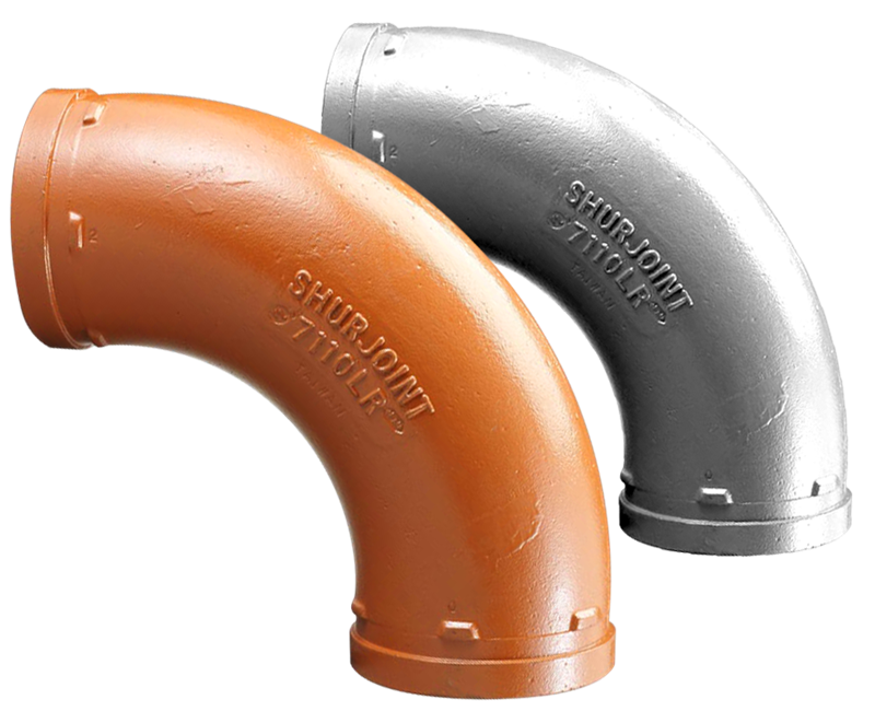 7110lr detail VSH Shurjoint 1.5D 90° elbow (… Aalberts IPS Shurjoint