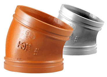 Product Image for VSH Shurjoint 22.5° elbow (2 x groove)