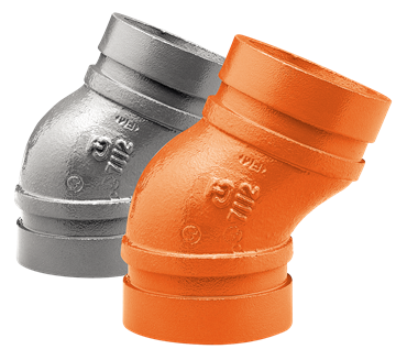 Product Image for VSH Shurjoint 22.5° gooseneck elbow (2 x groove)