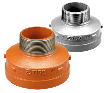 Product Image for VSH Shurjoint concentric transition fitting MM 114.3xR2" galvanized