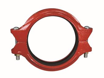 Product Image for VSH Shurjoint standard rigid coupling FF 141.3 red ISO