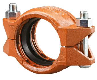 Product Image for VSH Shurjoint Plain End coupling for steel pipe FF 355.6 (DN350) orange UNC