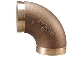 Product Image for VSH Shurjoint 90° elbow for copper tubing (2 x groove)