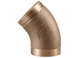 Product Image for VSH Shurjoint bronze 45° elbow 79.4 (3)