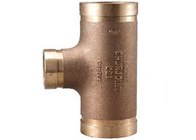 Product Image for VSH Shurjoint bronze reducing tee 79.4x54 (3x2)
