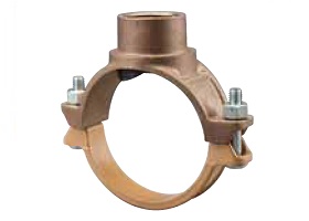 Product Image for VSH Shurjoint bronze Mech. tee for CTS 2 1/2 x 1/2 FNPT
