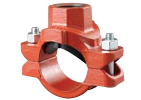 Product Image for VSH Shurjoint mechanical tee Female Threaded Outlet 2 1/2 x 1 1/2 Rc Red ISO