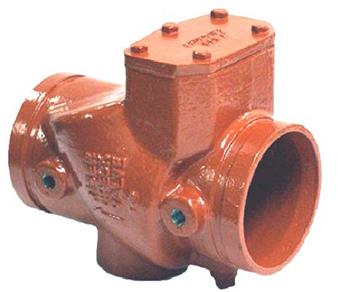 Product Image for VSH Shurjoint Riser Check valve MM 139,7 red