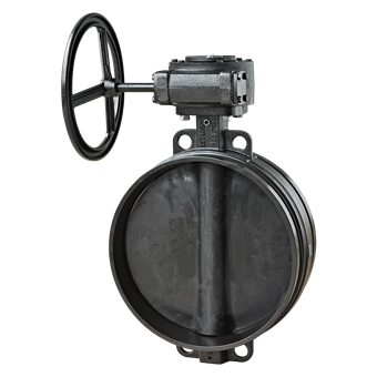 Product Image for VSH Shurjoint butterfly valve gear MM 219.1 epoxy black, NBR disc