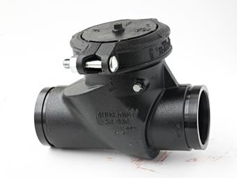 Product Image for VSH Shurjoint horizontal check valve MM 114.3 ED black NBR