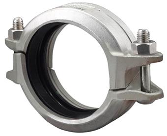 Product Image for VSH Shurjoint Stainless Steel angle pad rigid coupling FF 114.3 304
