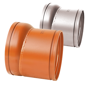 Product Image for VSH Shurjoint wrought eccentric reducer MM 406.4x273 orange