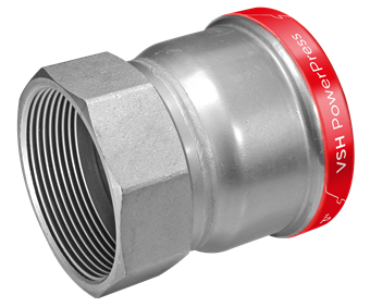 Product Image for VSH PowerPress overgangskopp EPDM FF 2 1/2"xRp2 1/2