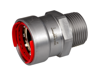 Product Image for VSH PowerPress straight connector FM 1 1/4"xR1 1/4"