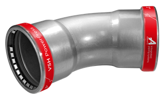 Product Image for VSH PowerPress bocht 45 EPDM FF 4"