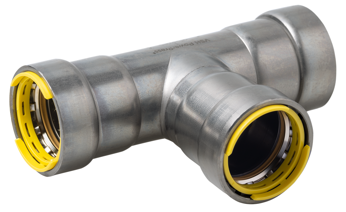 VSH PowerPress Gas T-rör (3 x muff)