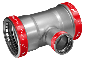 Product Image for VSH PowerPress T-kopp verl EPDM FFF 2 1/2"x2 1/2"x1"