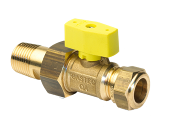 Product Image for VSH Super gas ball valve with union nut (compression x male thread)