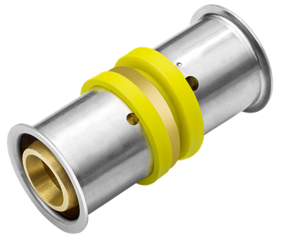 Product Image for VSH MultiPress Gas rechte koppeling (2 x press)