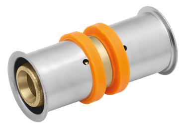 Product Image for VSH UltraPress rechte koppeling messing (2 x press)