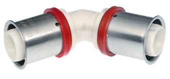 Product Image for VSH UltraPress kniekoppeling 45° PPSU (2 x press)