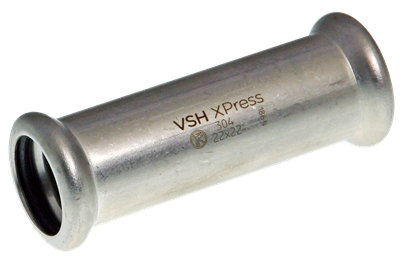 Product Image for VSH XPress RVS 304 overschuifkoppeling (2 x press)