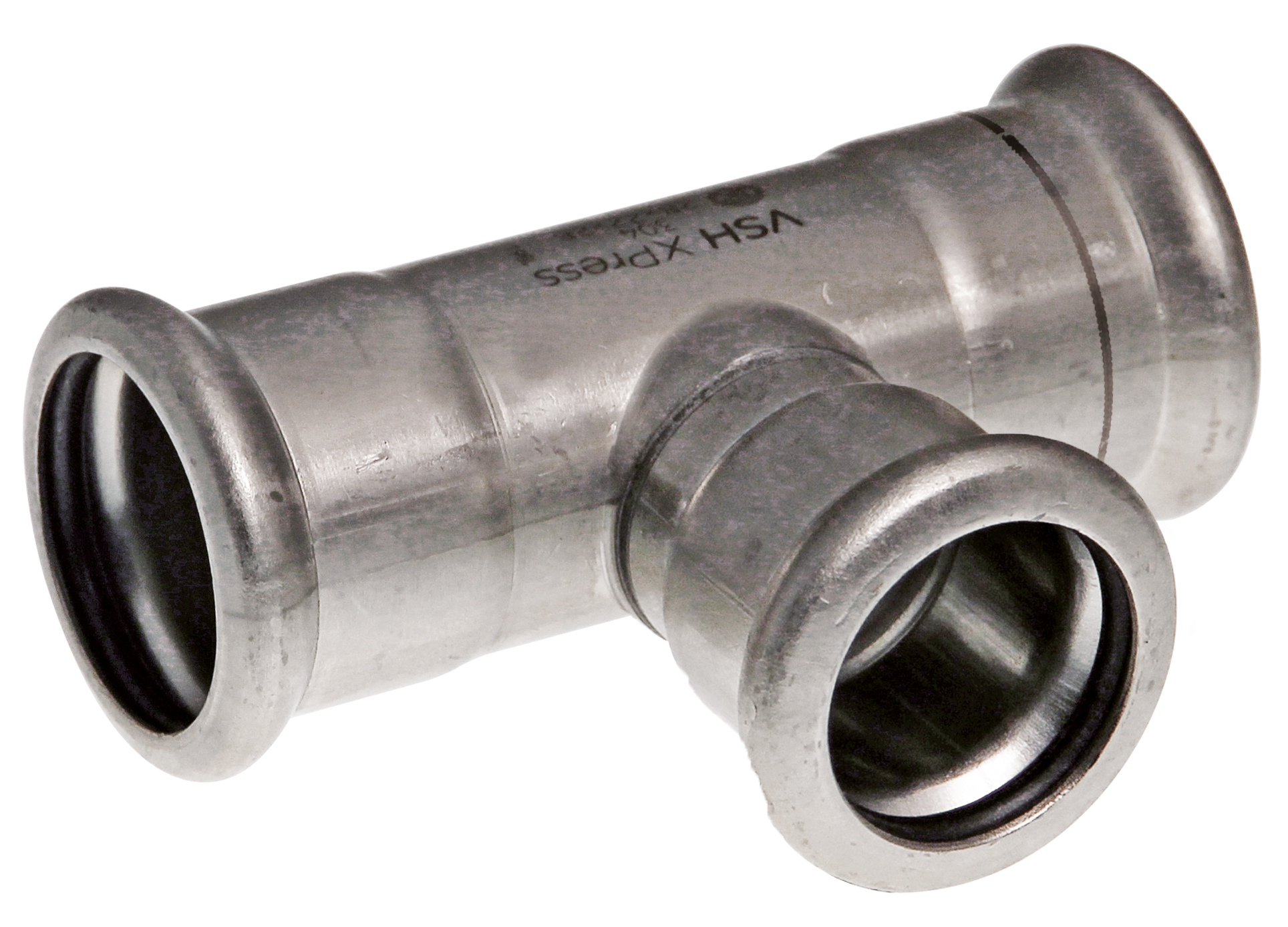 16mm OD Steel T Piece / 3 Way Hose Connector Reducer With 8mm OD Pipe – UK Made