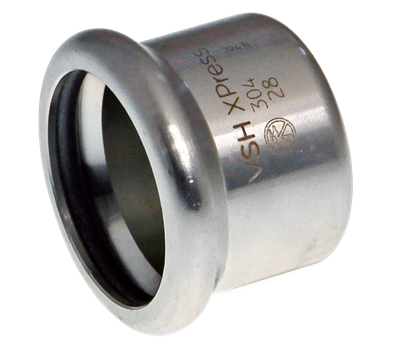 Product Image for VSH XPress Stainless 304 stop end (1 x press)