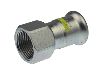 Product Image for VSH XPress Stainless Gas straight connector FF 15xRp1/2"