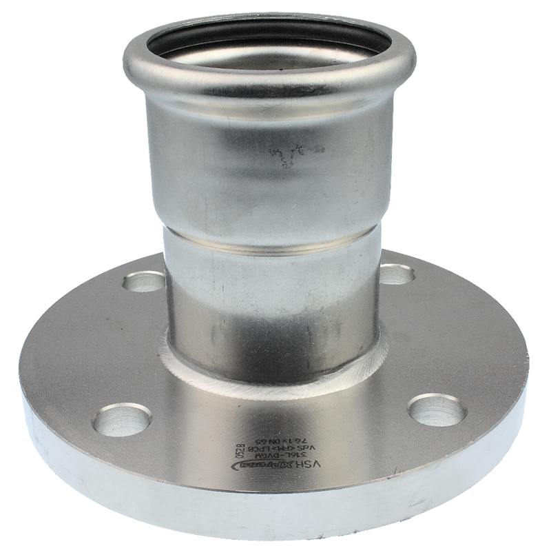 Vsh Xpress Stainless Flange Adapter Pn16 Press X Flange 