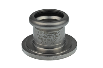 Product Image for VSH XPress RVS koppelstuk (press x vlakke dichting)