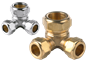 Thumbnail for VSH Super reduced corner T-piece (3 x compression)