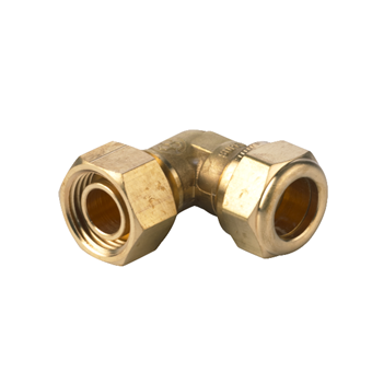 Product Image for VSH Super tap connector 90° with fiber ring (compression x union nut)
