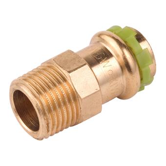 Product Image for VSH SudoPress Copper straight connector FM 28xR1 1/4"