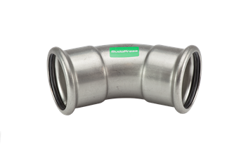 Product Image for VSH SudoPress Stainless elbow 45° (2 x press)