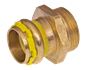 Thumbnail for VSH SudoPress Copper Gas straight connector for union, non-sealable (press x male thread)
